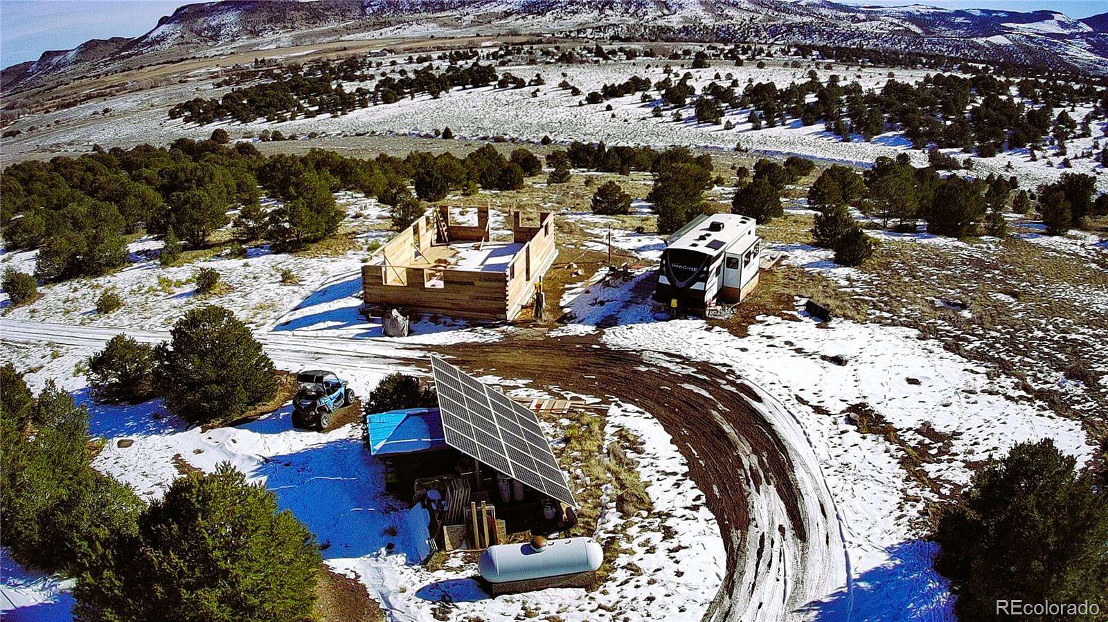 38.2 Acres of Recreational Land with Home for Sale in Del Norte, Colorado