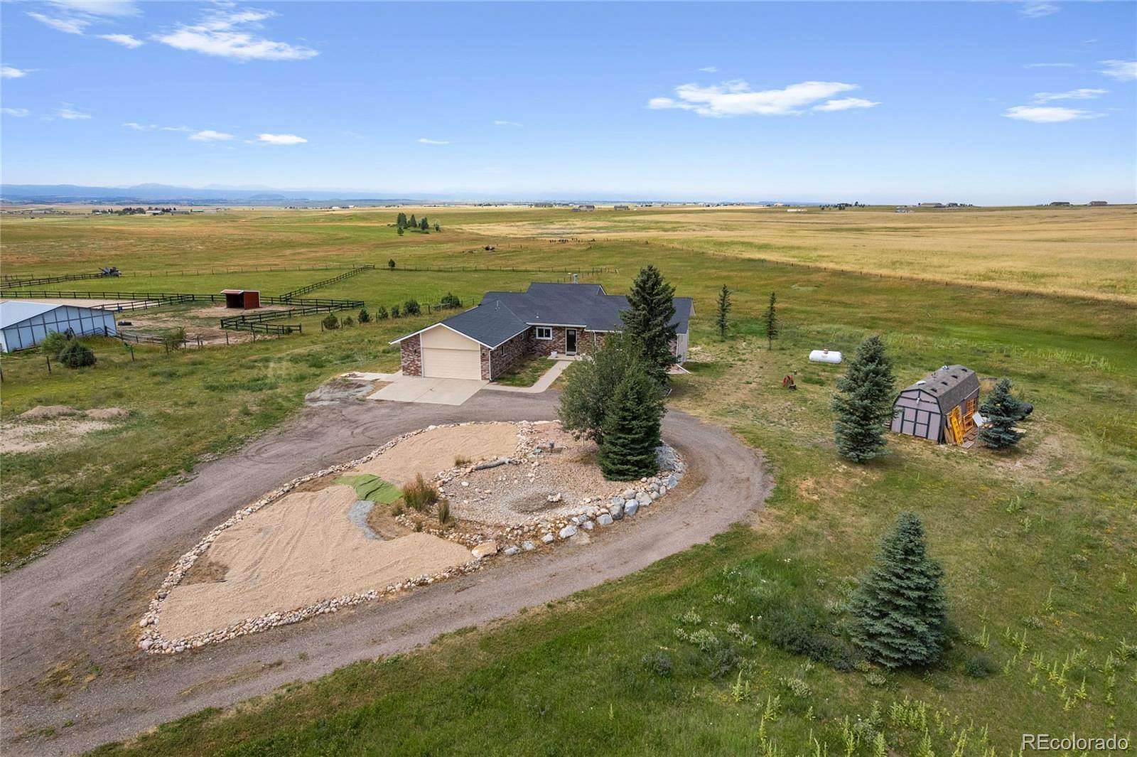 5 Acres of Land with Home for Sale in Elizabeth, Colorado