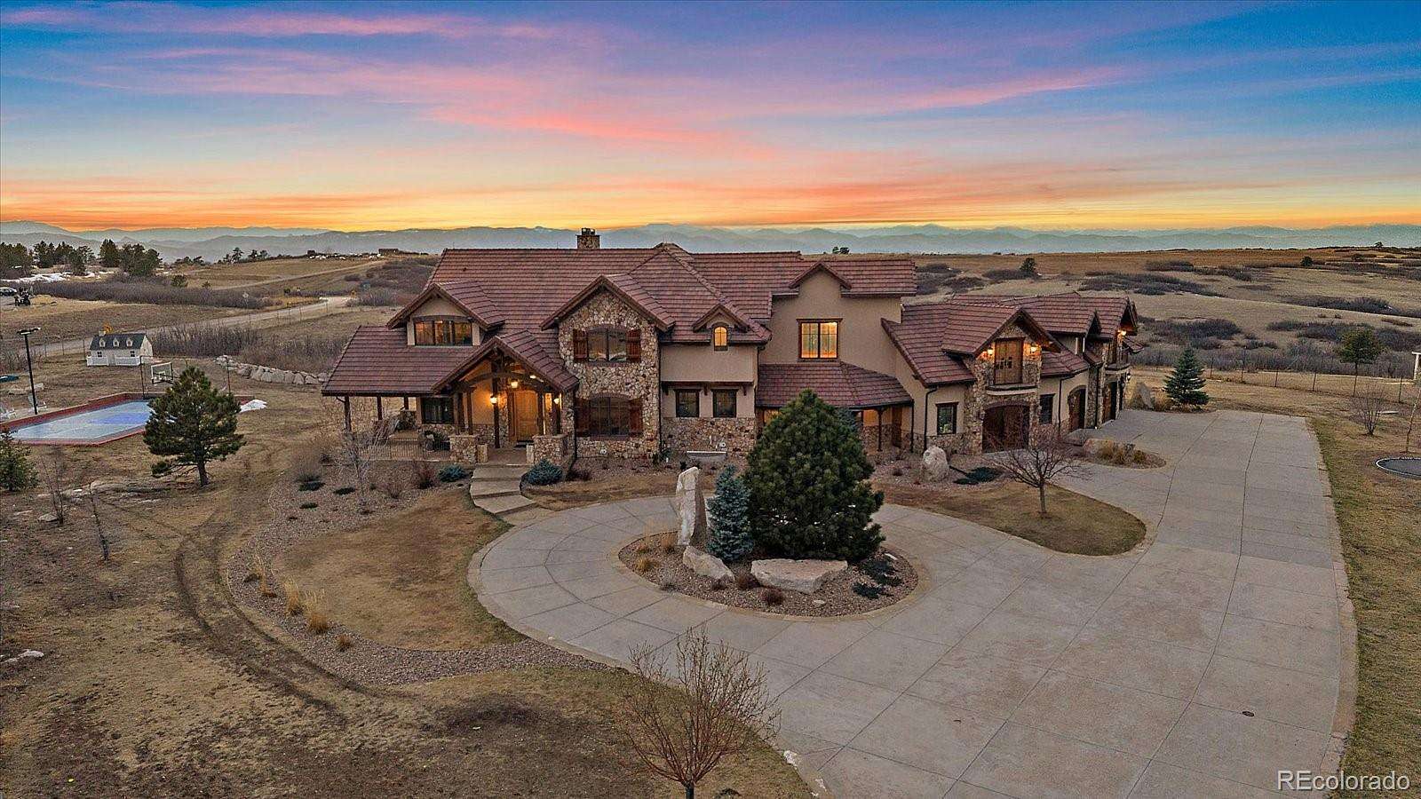 1.8 Acres of Land with Home for Sale in Castle Pines, Colorado