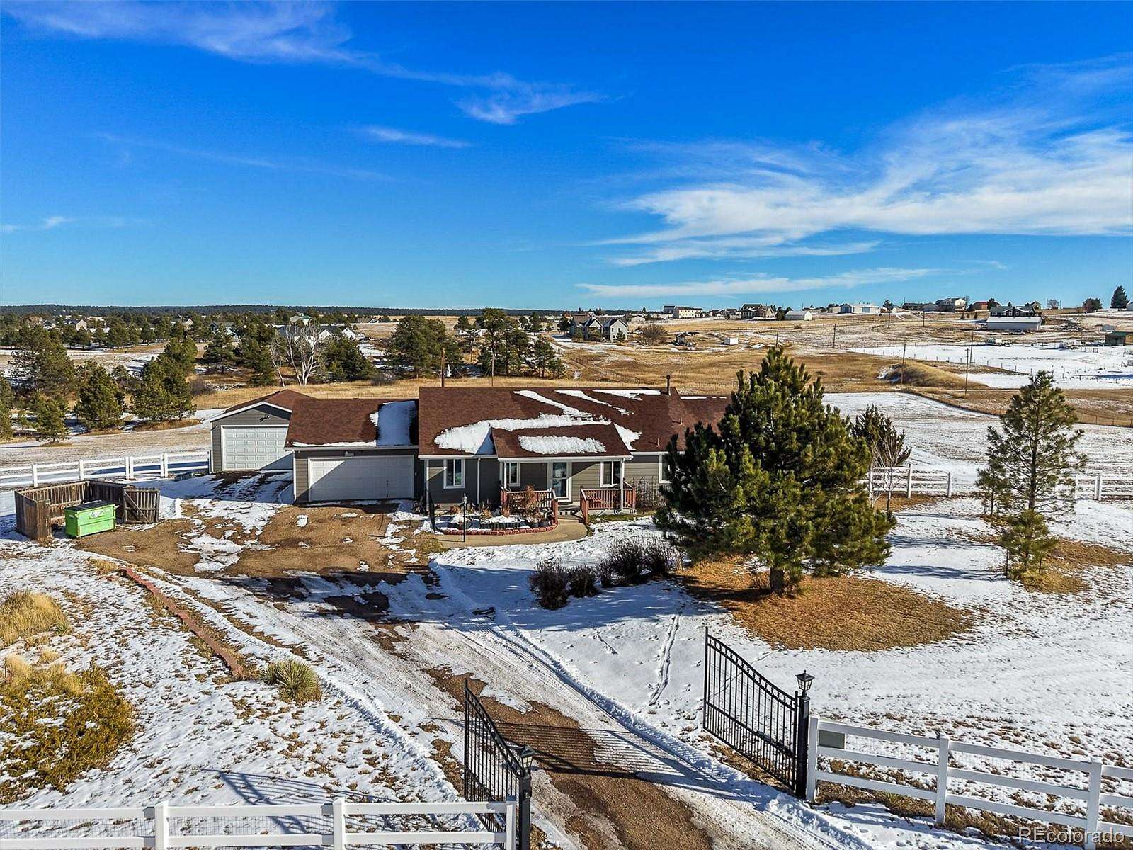 5 Acres of Land with Home for Sale in Elizabeth, Colorado