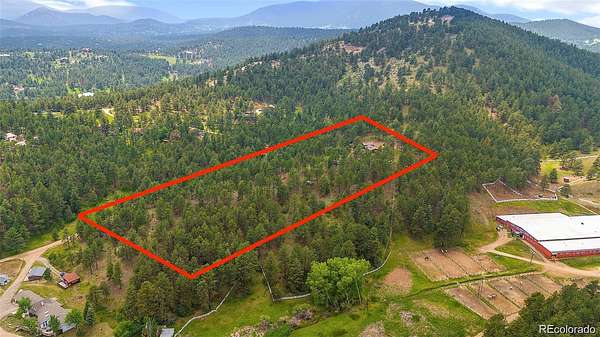 6.25 Acres of Land with Home for Sale in Evergreen, Colorado