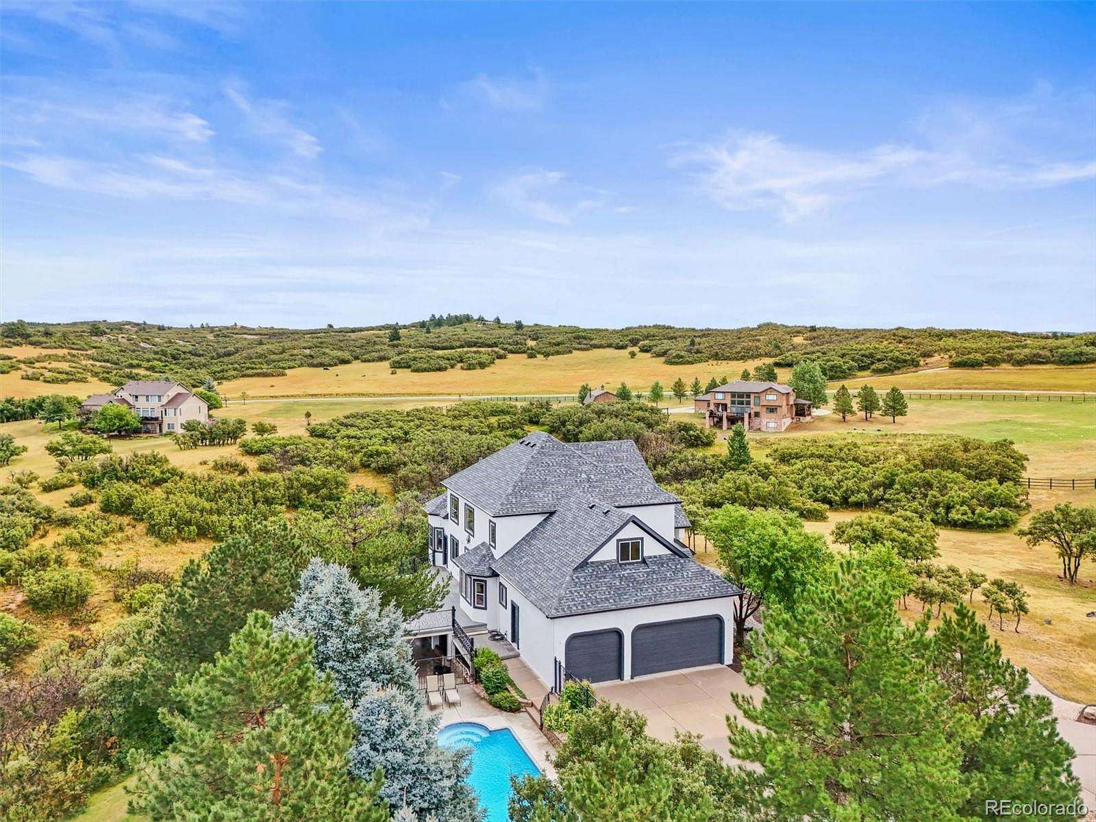 5 Acres of Land with Home for Sale in Castle Rock, Colorado