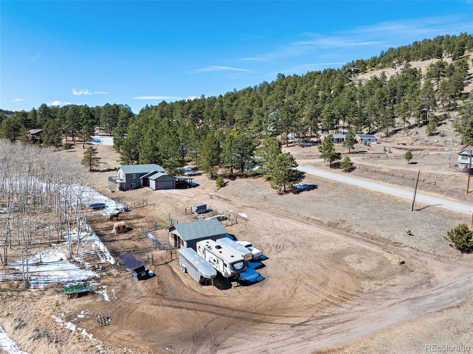 2.5 Acres of Land with Home for Sale in Bailey, Colorado
