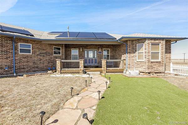 36.6 Acres of Agricultural Land with Home for Sale in Bennett, Colorado