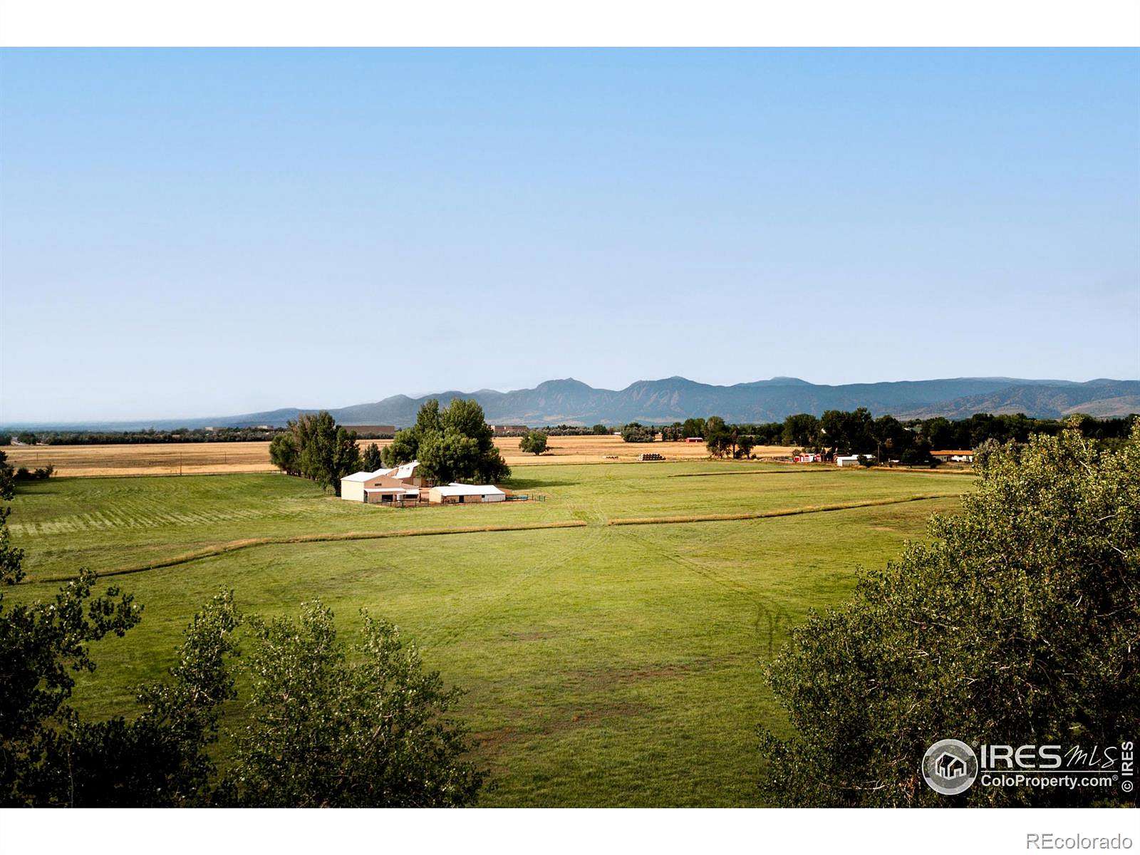 28.6 Acres of Agricultural Land with Home for Sale in Longmont, Colorado