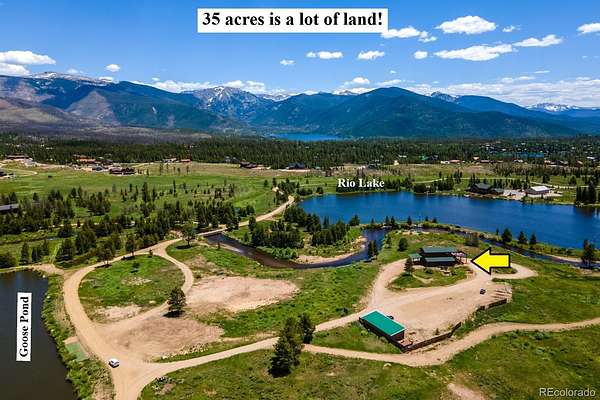 35 Acres of Recreational Land with Home for Sale in Grand Lake, Colorado