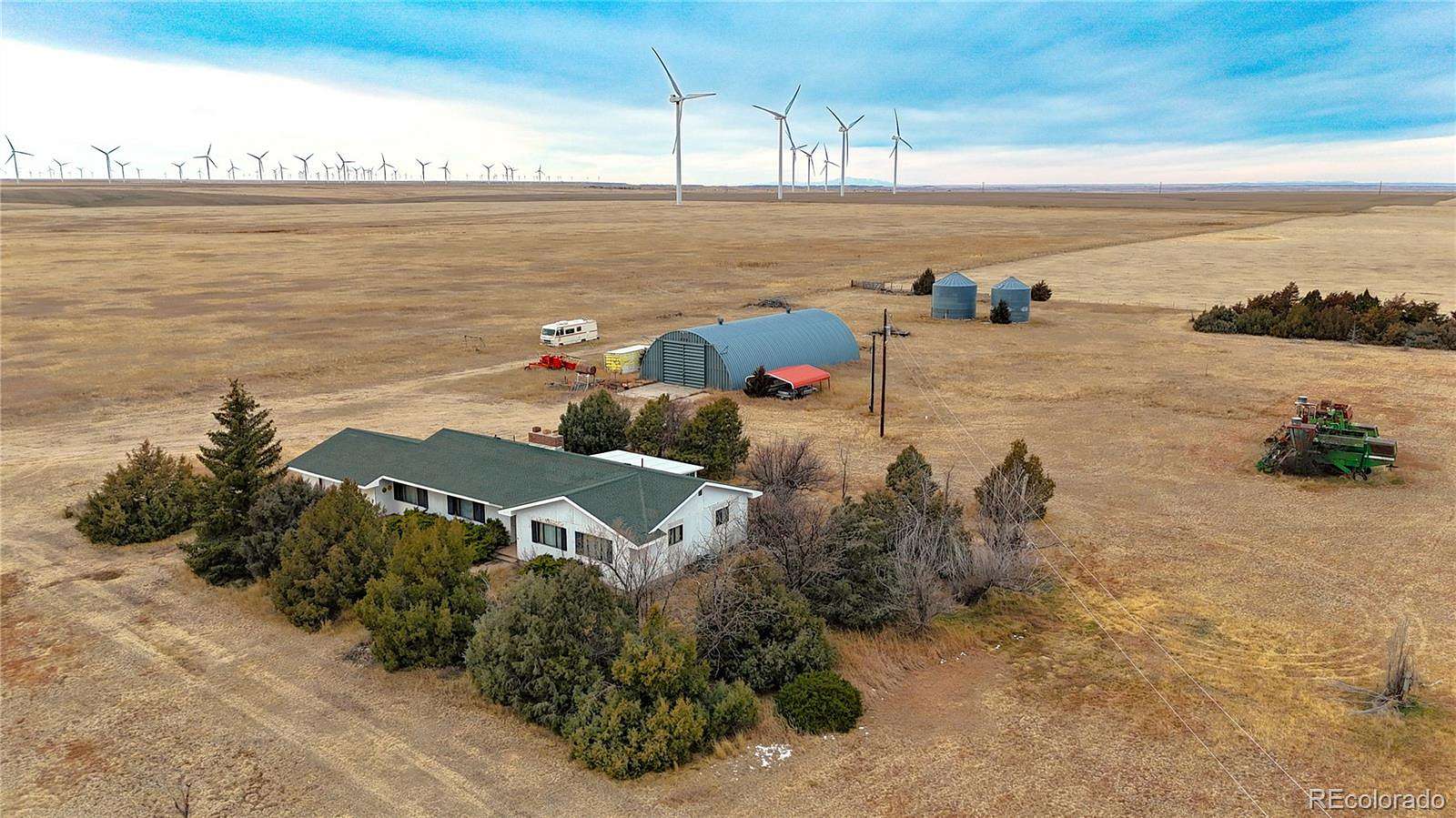 8.67 Acres of Land with Home for Sale in Limon, Colorado