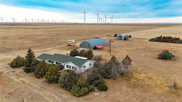 8.67 Acres of Land with Home for Sale in Limon, Colorado