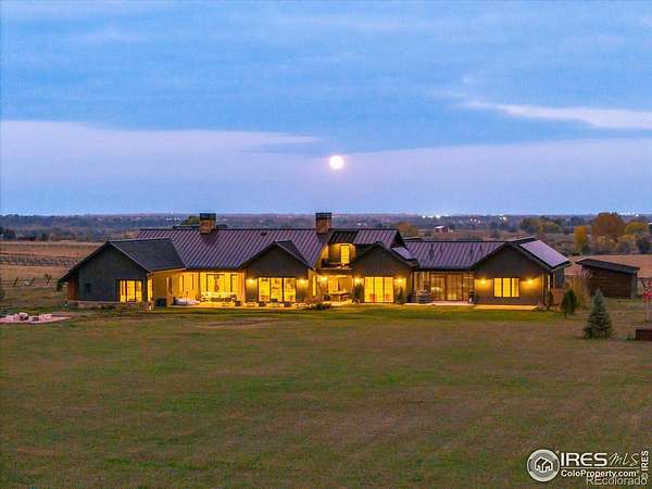 6.55 Acres of Land with Home for Sale in Longmont, Colorado