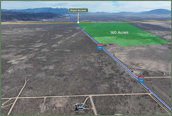 160 Acres of Recreational & Residential Land for Sale in San Luis, Colorado