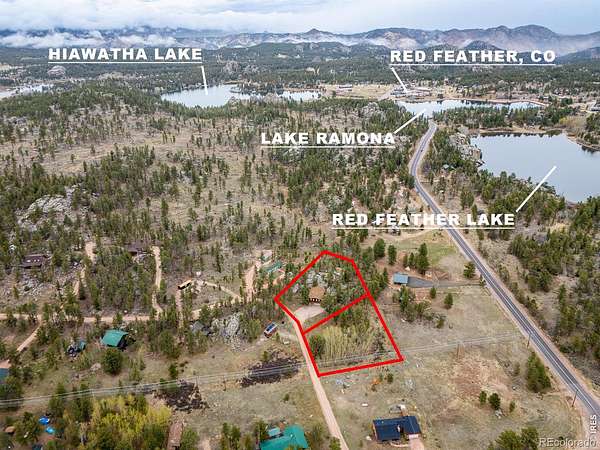 1.8 Acres of Land with Home for Sale in Red Feather Lakes, Colorado