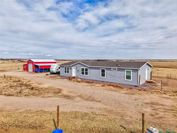 35.2 Acres of Land with Home for Sale in Calhan, Colorado