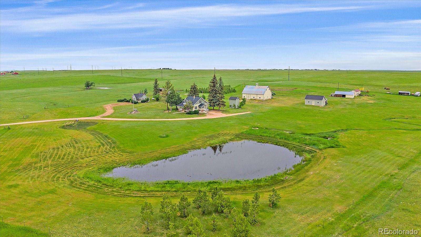 317 Acres of Land with Home for Sale in Elbert, Colorado