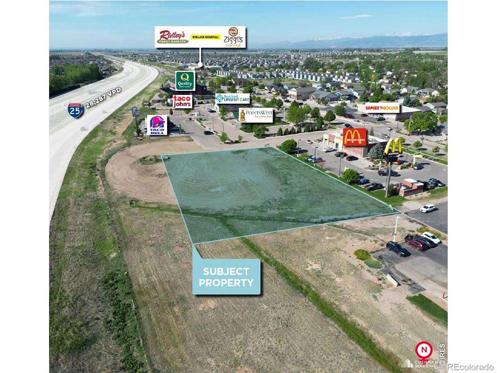 1 Acre of Commercial Land for Sale in Wellington, Colorado