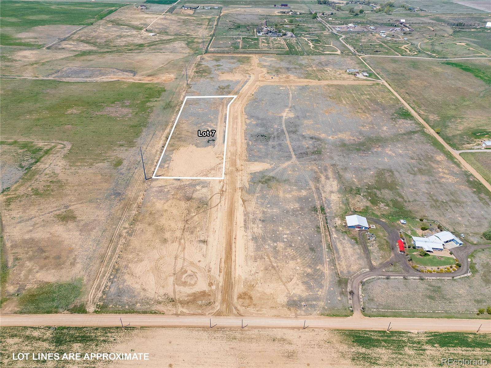 5 Acres of Land with Home for Sale in Keenesburg, Colorado