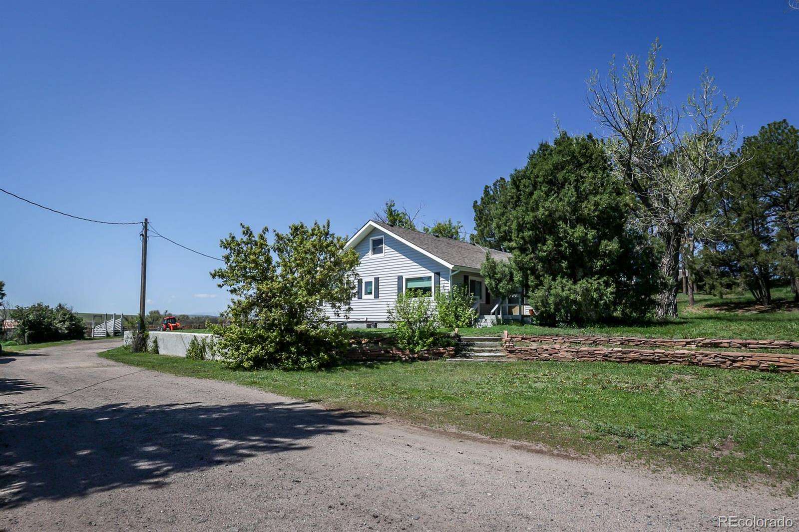 104 Acres of Agricultural Land with Home for Sale in Franktown, Colorado