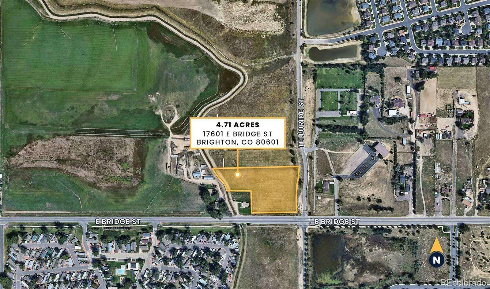4.7 Acres of Commercial Land for Sale in Brighton, Colorado