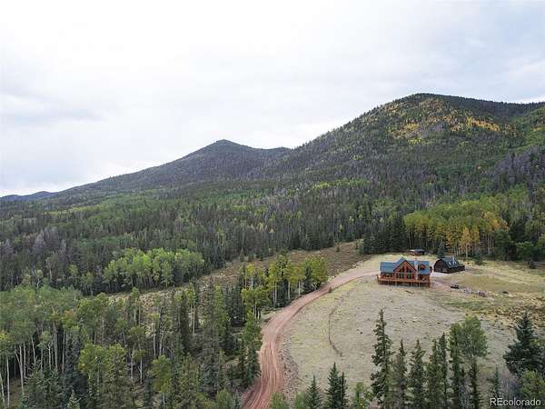 70 Acres of Recreational Land with Home for Sale in Villa Grove, Colorado