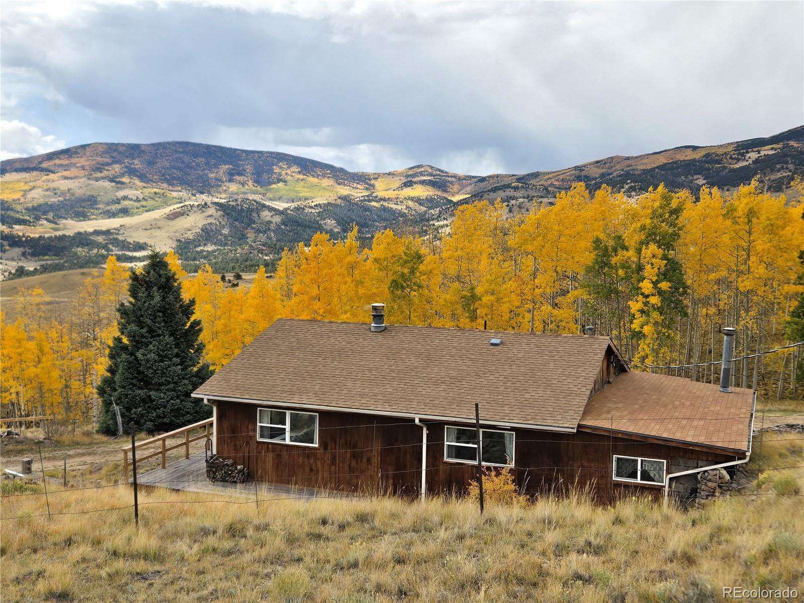 80 Acres of Agricultural Land with Home for Sale in Cotopaxi, Colorado