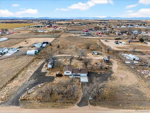 4.55 Acres of Land with Home for Sale in Hudson, Colorado