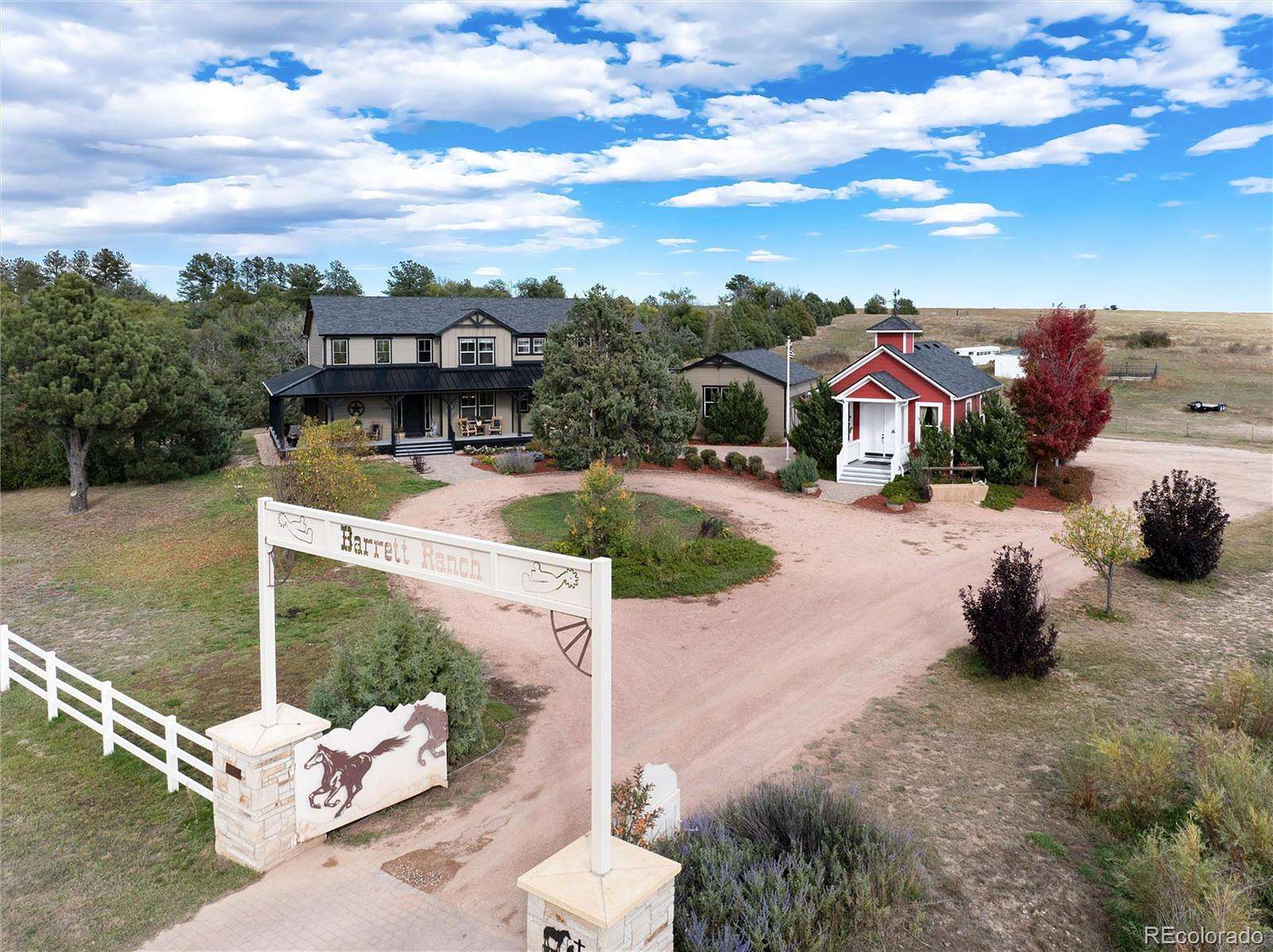 80 Acres of Agricultural Land with Home for Sale in Peyton, Colorado