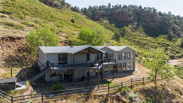 37.5 Acres of Recreational Land with Home for Sale in Lyons, Colorado