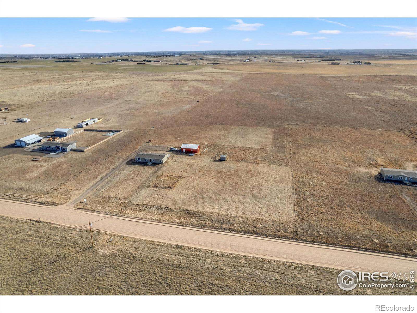 35.1 Acres of Recreational Land with Home for Sale in Weldona, Colorado