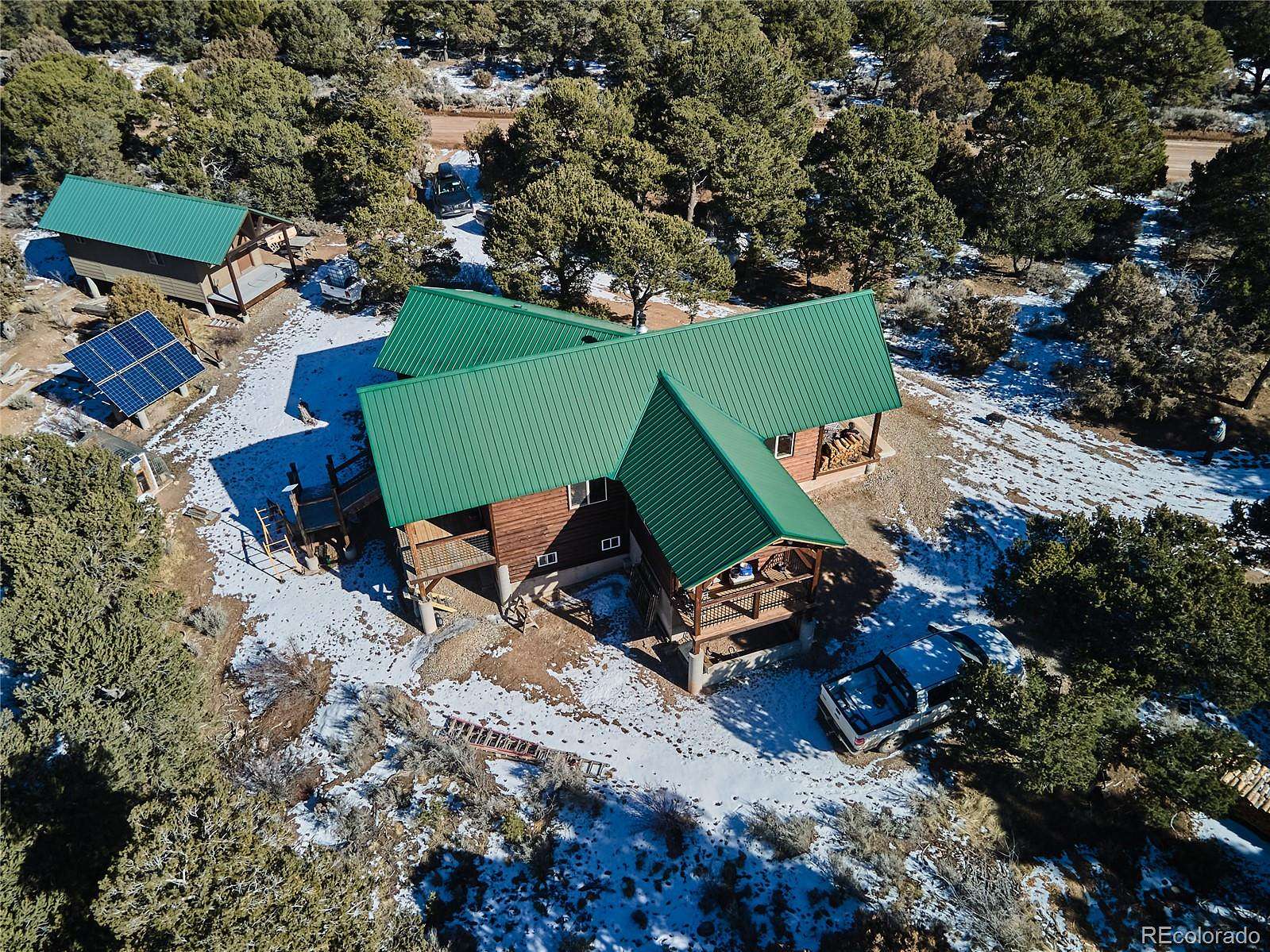 5.5 Acres of Land with Home for Sale in Fort Garland, Colorado