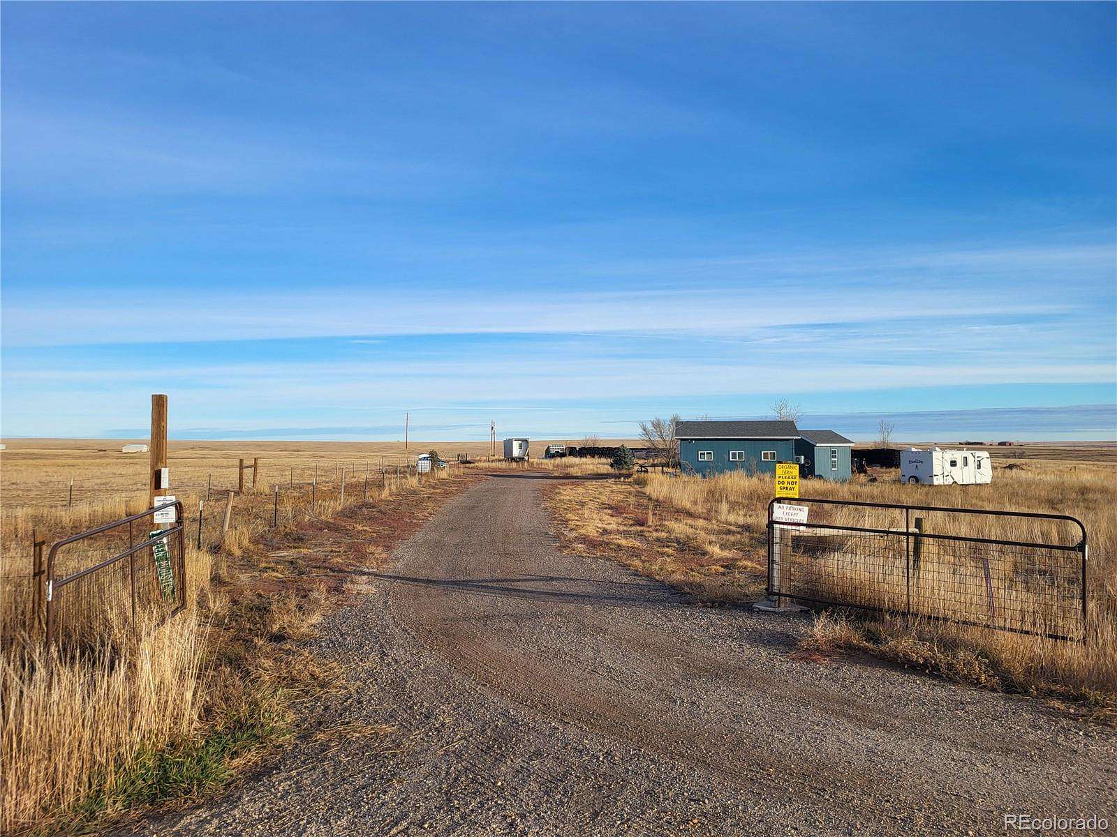 60 Acres of Agricultural Land with Home for Sale in Agate, Colorado