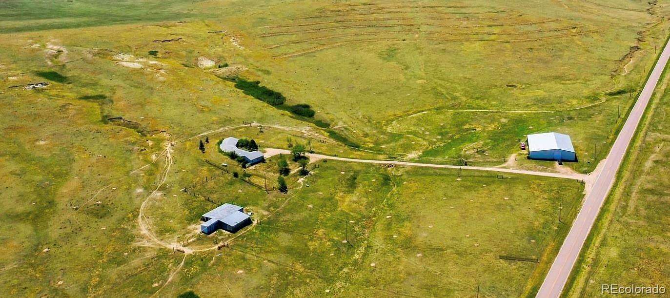 80 Acres of Agricultural Land with Home for Sale in Calhan, Colorado