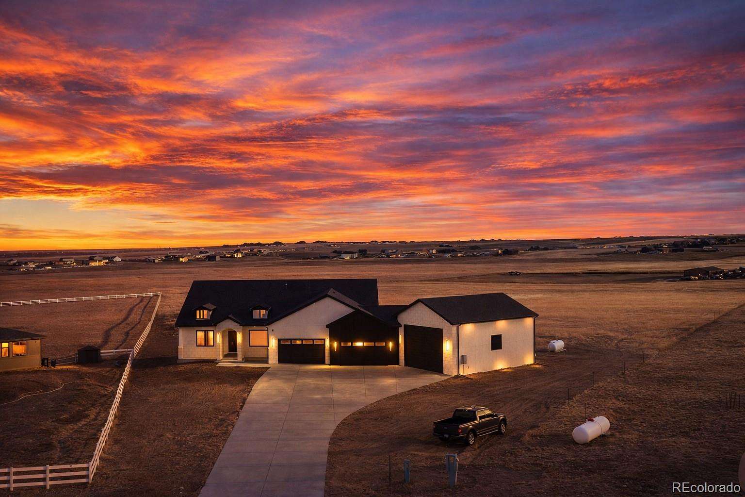 5 Acres of Land with Home for Sale in Keenesburg, Colorado