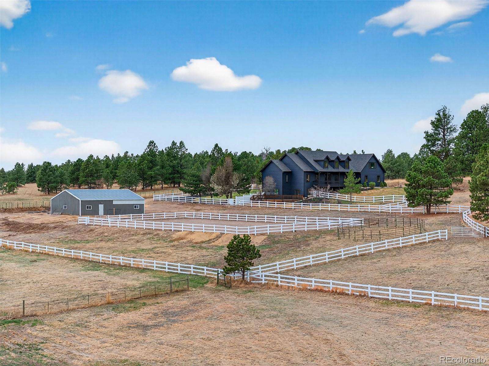 9.7 Acres of Land with Home for Sale in Elizabeth, Colorado