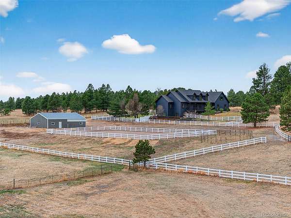 9.7 Acres of Land with Home for Sale in Elizabeth, Colorado