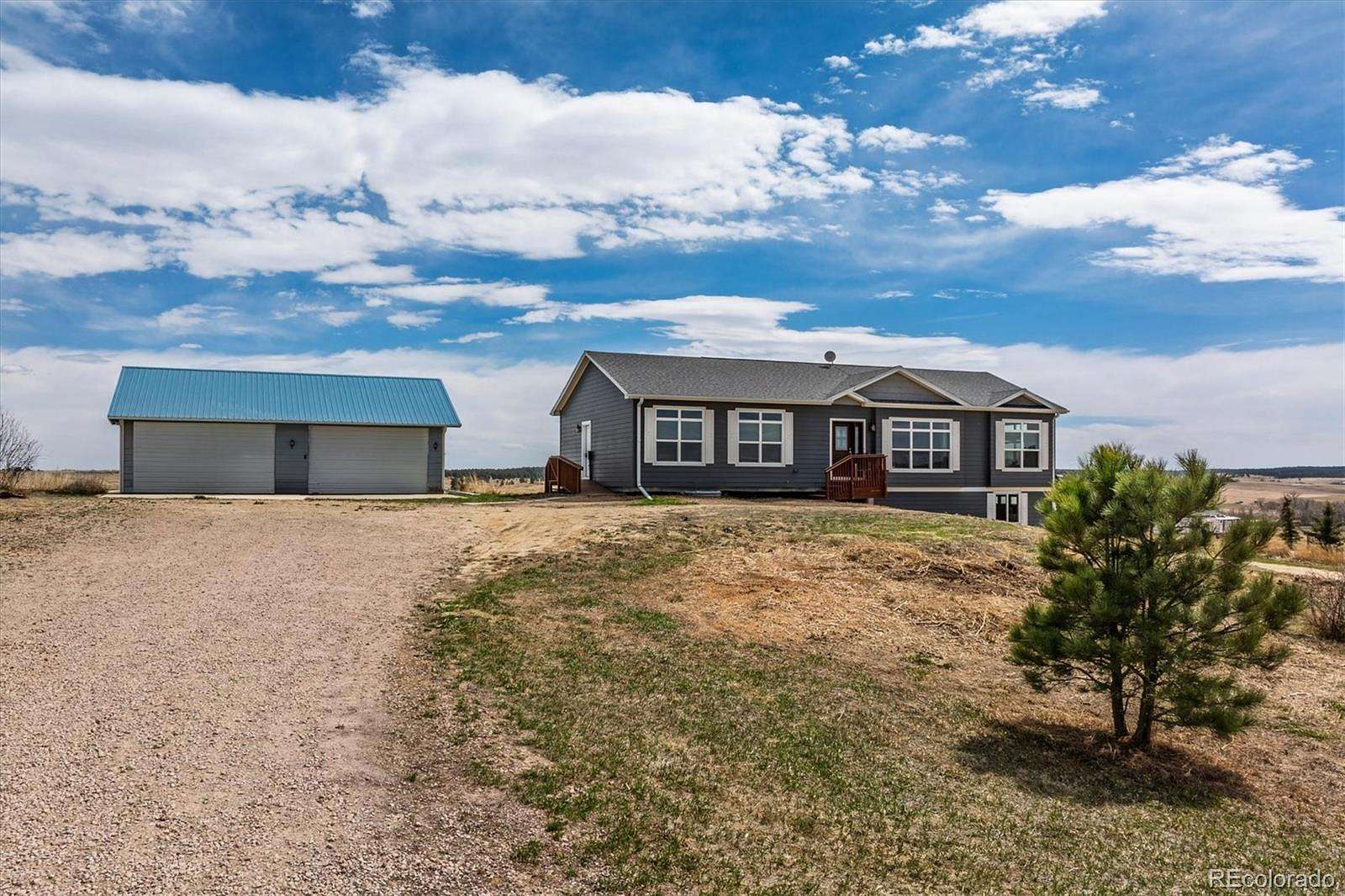 6.86 Acres of Land with Home for Sale in Elizabeth, Colorado