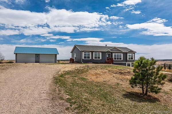 6.86 Acres of Land with Home for Sale in Elizabeth, Colorado