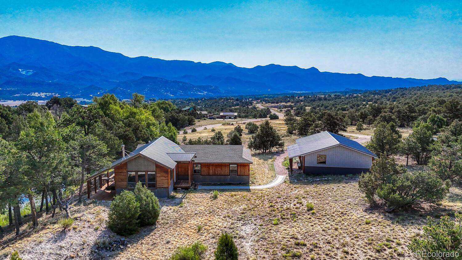 6.27 Acres of Land with Home for Sale in Howard, Colorado