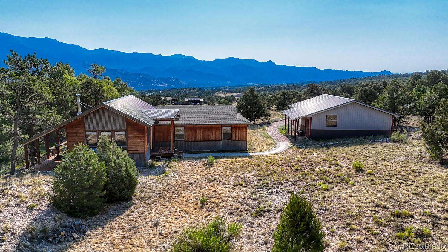 6.27 Acres of Land with Home for Sale in Howard, Colorado