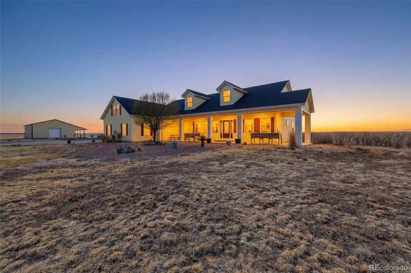 35.2 Acres of Agricultural Land with Home for Sale in Byers, Colorado