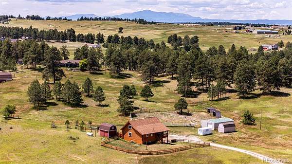 5 Acres of Land with Home for Sale in Kiowa, Colorado