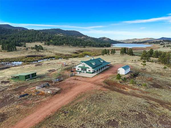 54.3 Acres of Land with Home for Sale in Florissant, Colorado