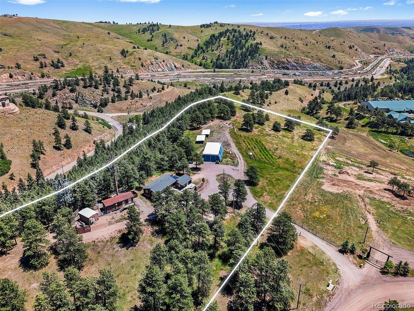 10 Acres of Land with Home for Sale in Golden, Colorado