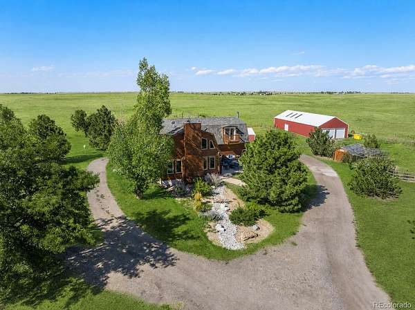 35 Acres of Land with Home for Sale in Bennett, Colorado