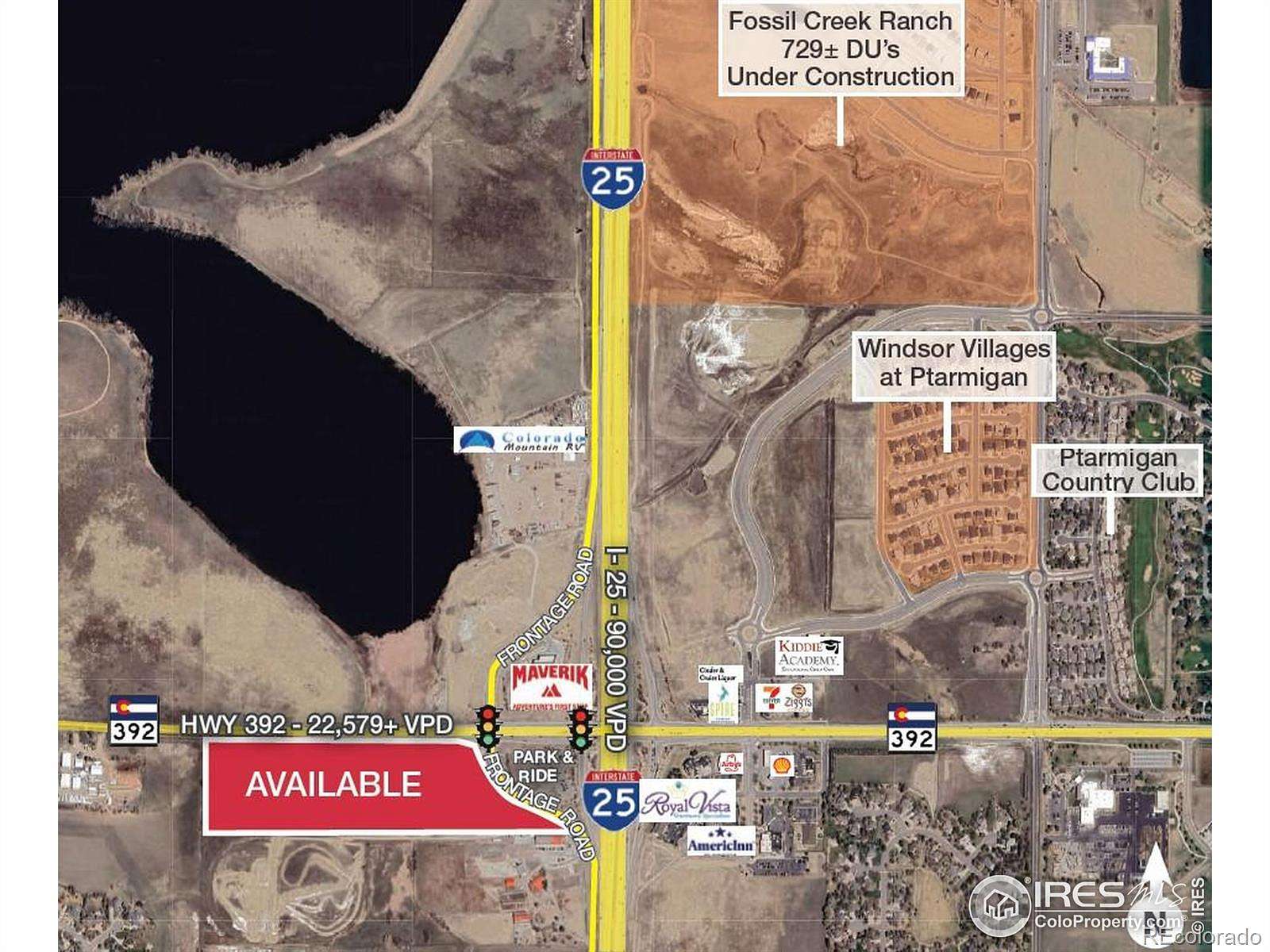 23 Acres of Commercial Land for Sale in Fort Collins, Colorado