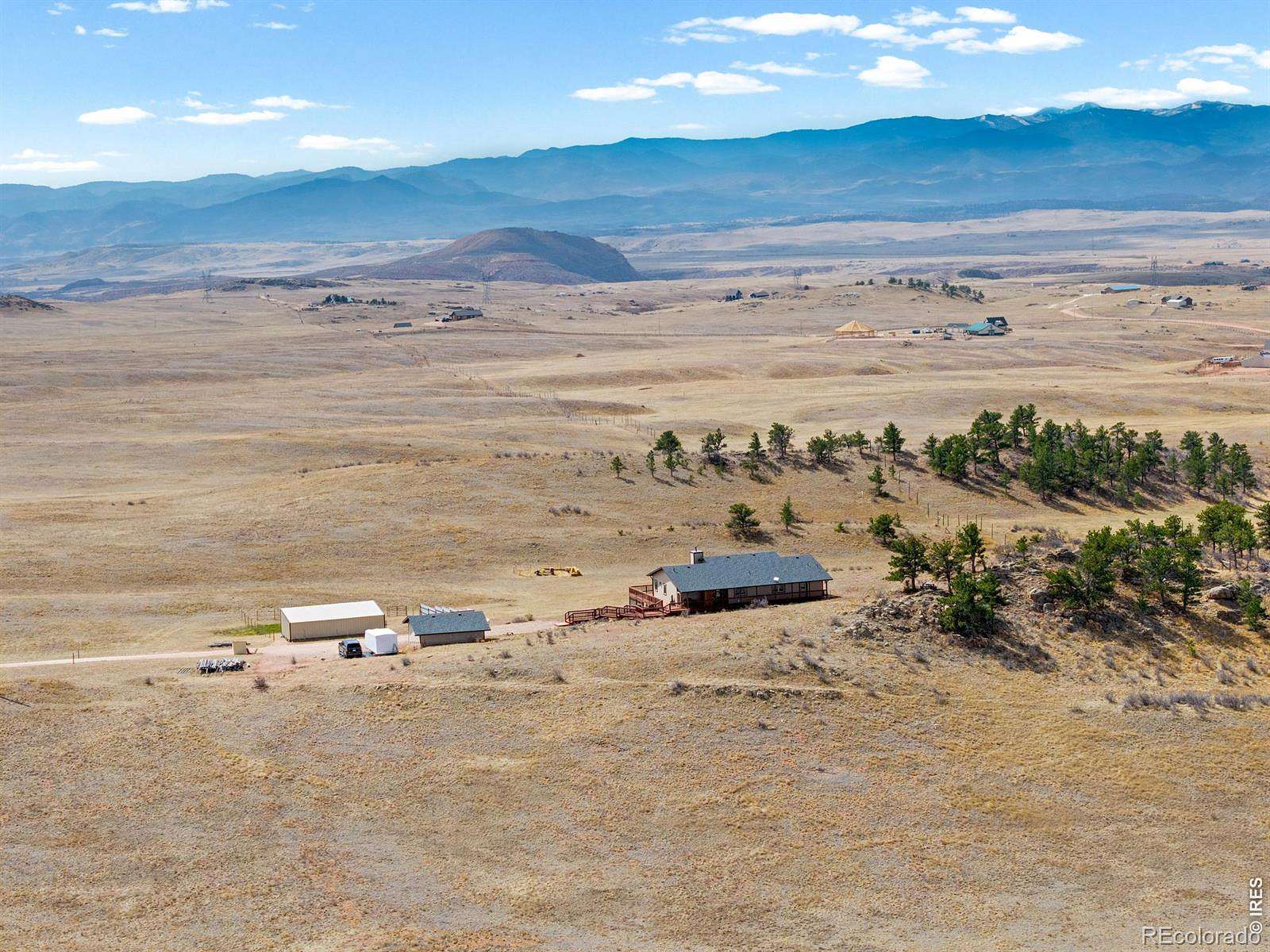 35.6 Acres of Agricultural Land with Home for Sale in Livermore, Colorado