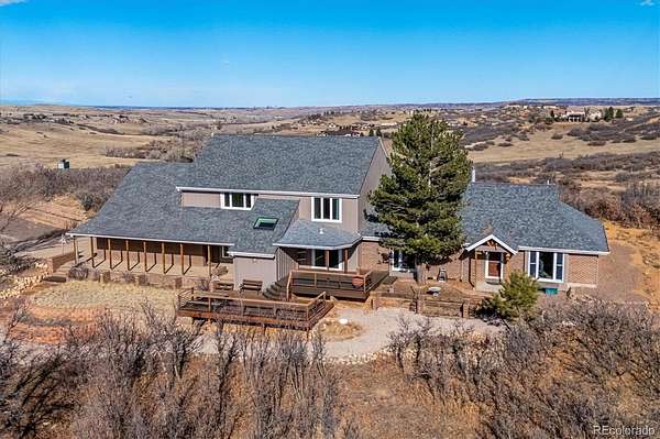 5 Acres of Land with Home for Sale in Sedalia, Colorado
