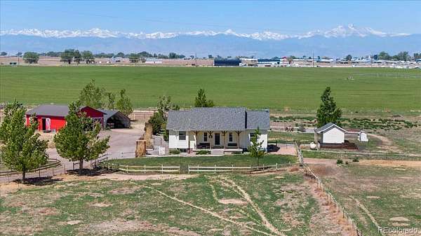 9.66 Acres of Land with Home for Sale in Fort Lupton, Colorado