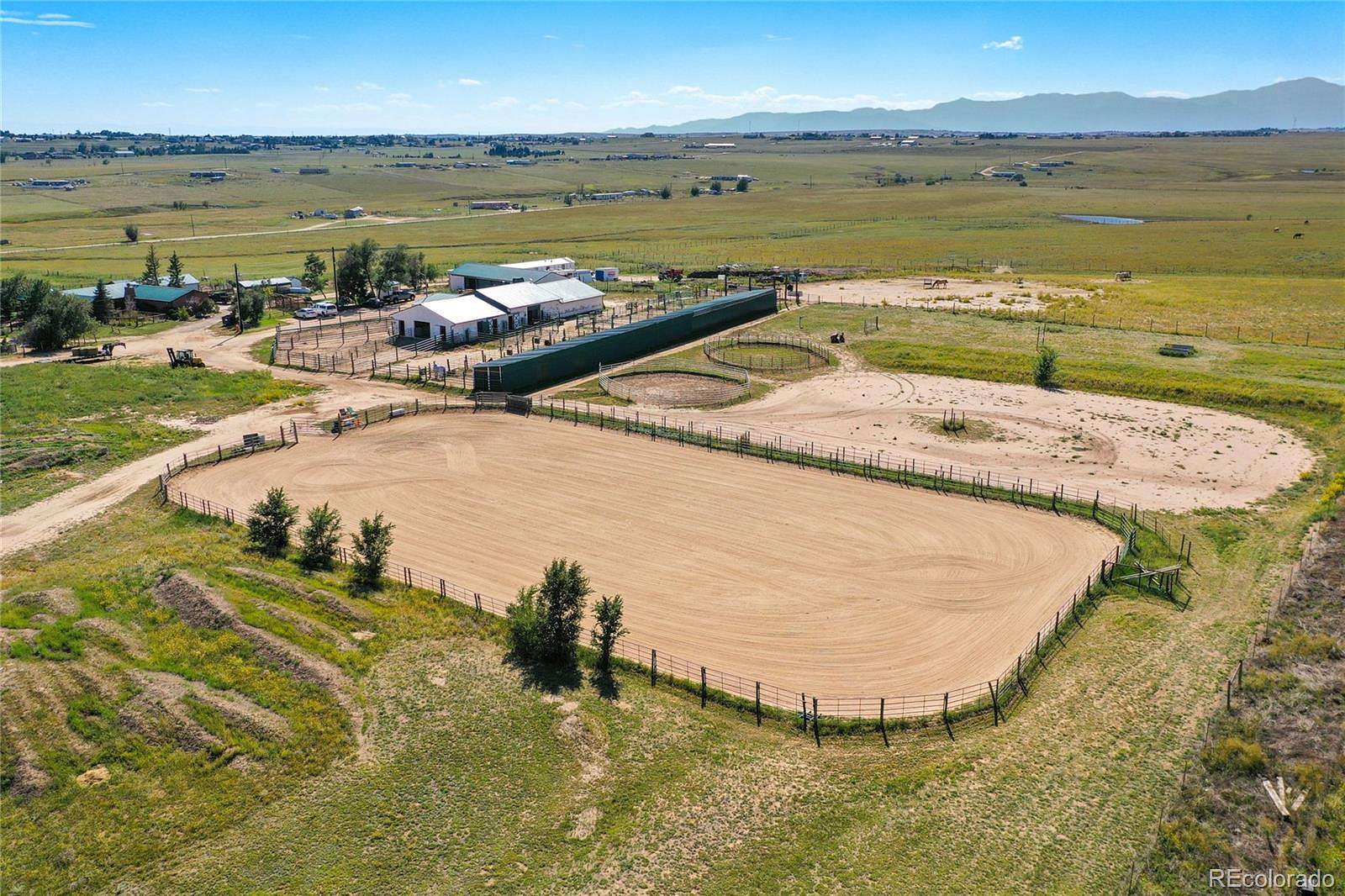 80 Acres of Agricultural Land with Home for Sale in Peyton, Colorado