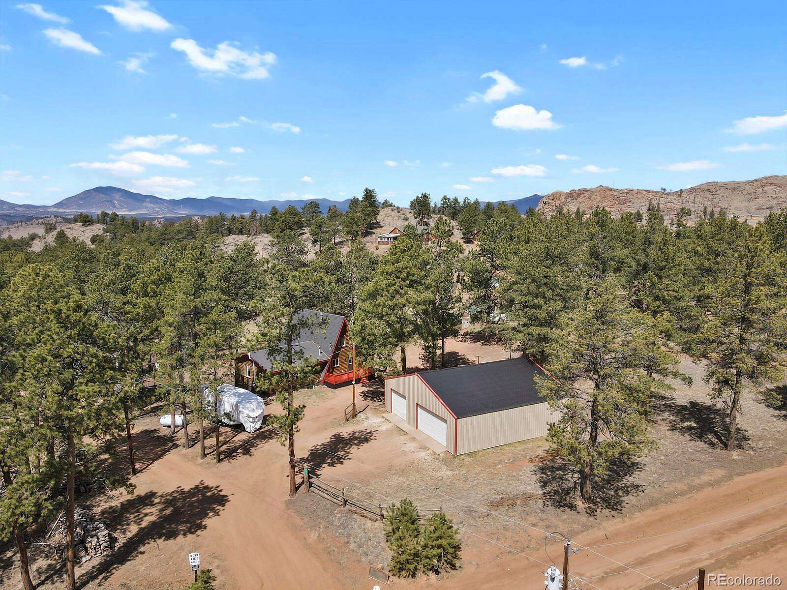 5.82 Acres of Land with Home for Sale in Lake George, Colorado