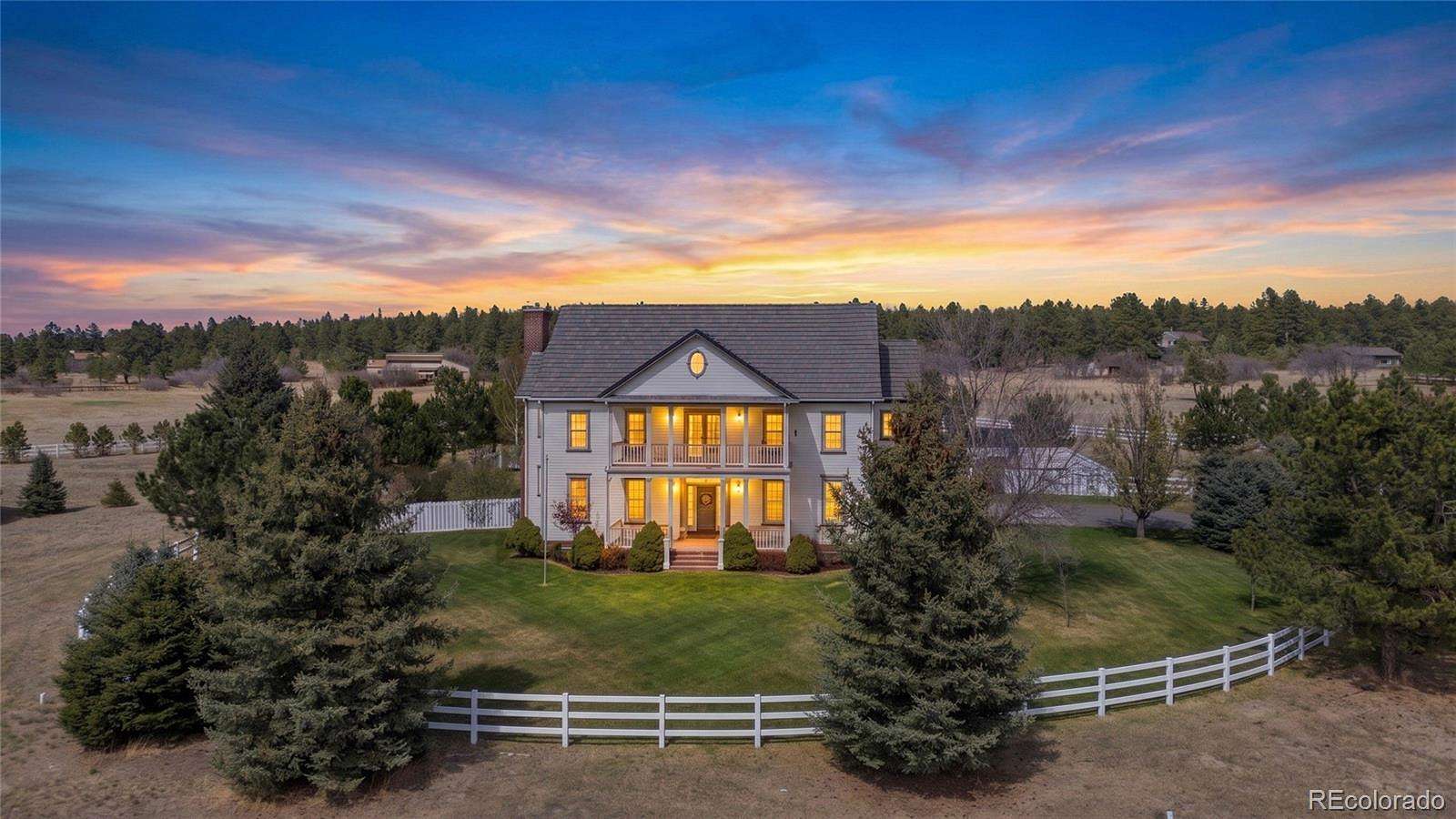 5 Acres of Land with Home for Sale in Franktown, Colorado