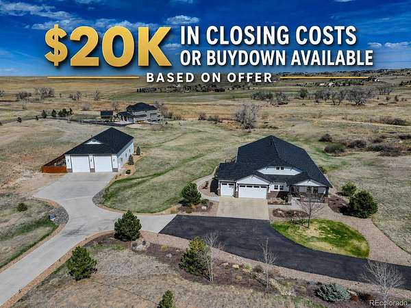 5.19 Acres of Land with Home for Sale in Parker, Colorado